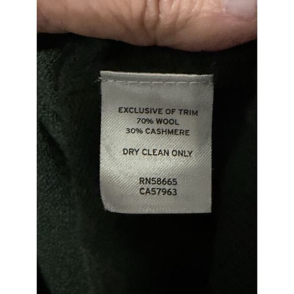 1901 Men's XXL Wool & Cashmere Sweater Pullover Long Sleeves Dark Green - Picture 7 of 7